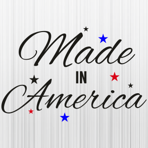 Made in America Star Svg