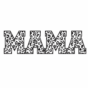 Mama Leopard SVG