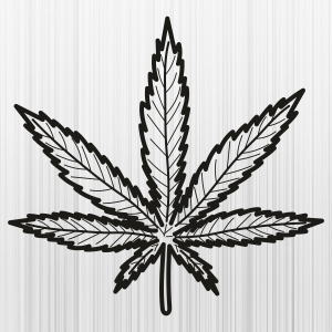 Marijuana Symbol Leaf Svg