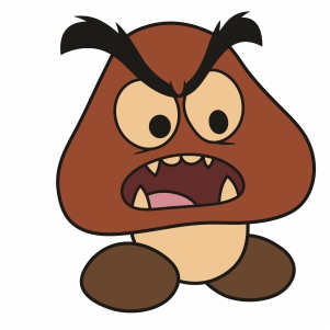 Super Mario Goomba Svg