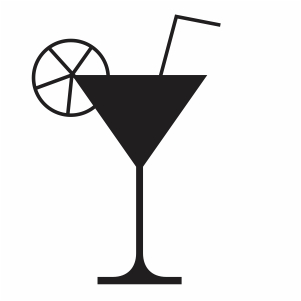 Drink glass SVG file
