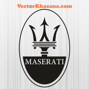 Maserati Black Logo Svg