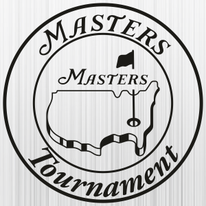 Masters Tournament Circle Black Svg