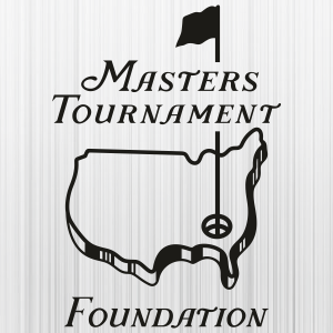 Masters Tournament Foundation Black Svg