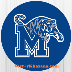 Memphis Tigers Circle Logo Svg