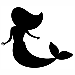 Free Free 113 Outline Mermaid Silhouette Svg SVG PNG EPS DXF File