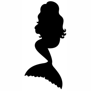 Beautiful Mermaid Sitting vector