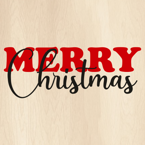 Merry Christmas Logo Svg