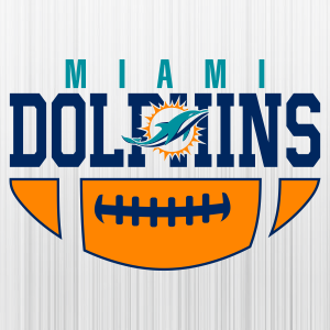 Miami Dolphins Ball Logo Svg