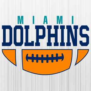 Miami Dolphins Ball Svg