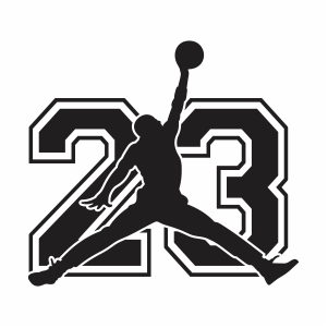 Michael Jordan 23 Logo Svg