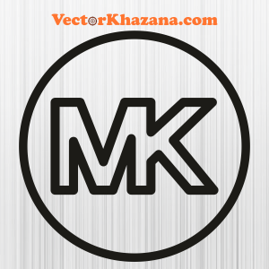Michael Kors Mk Black And White Logo Svg
