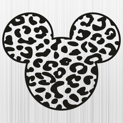 Mickey Mouse Cheetah Svg