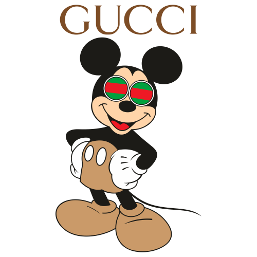 Mickey Mouse Gucci Svg