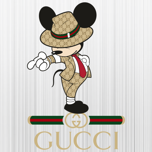 Mickey Mouse Gucci Svg