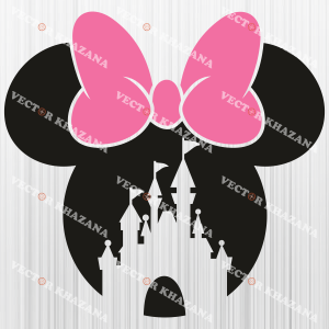 Minnie Mouse Head Svg