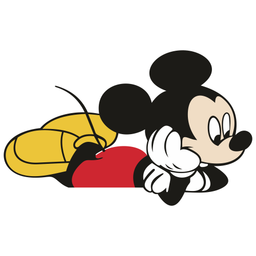 Mickey Mouse Sleep Svg