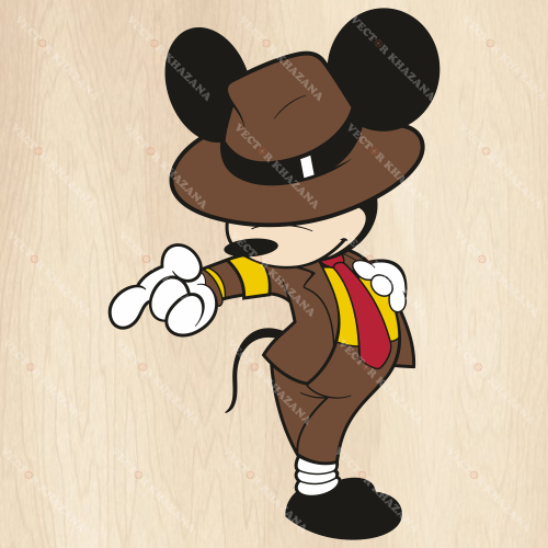 Mickey Mouse Style Svg