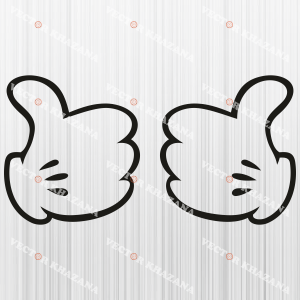 Thumbs Up Mickey Hand Svg