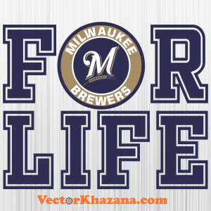 Milwaukee Brewers For Life Svg