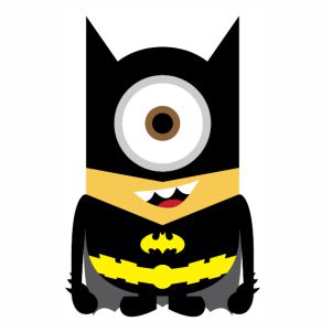 Batman Minion vector image