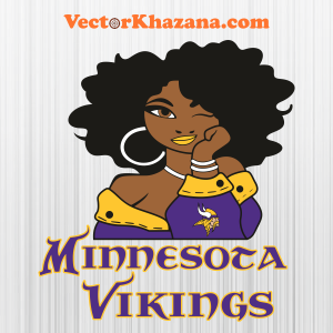 Minnesota Vikings Betty Boop Svg