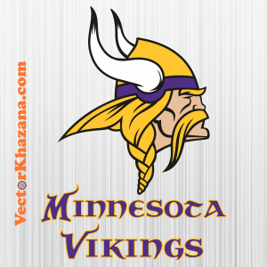 Minnesota Vikings With Letter Svg