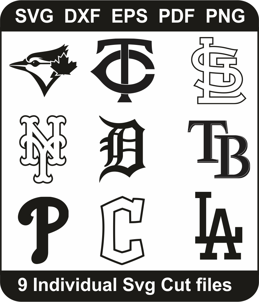 MLB Teams Logo Svg Bundle