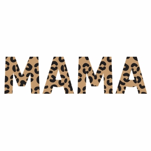 Mama Leopard Svg