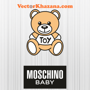 Moschino Baby Bear Toy Svg | Moschino Baby Png