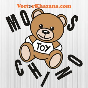 Moschino Bear Toy Svg