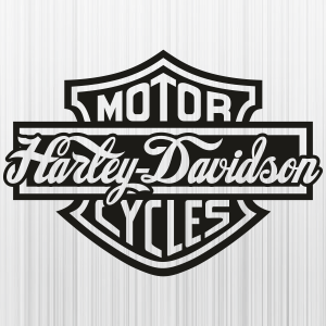 Motor Harley Davidson Cycle Script Svg