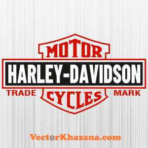Harley Davidson Motorcycle Trade Mark Svg