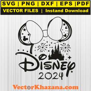 Minnie Disney 2024 Svg