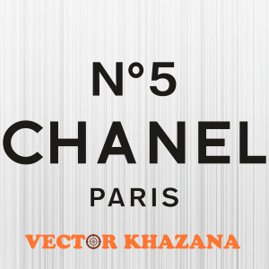 No 5 Chanel Paris Svg