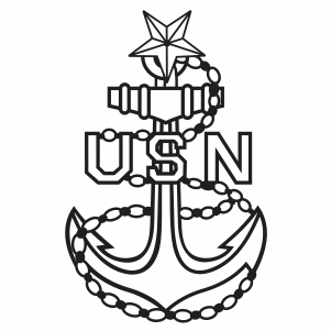 Navy Petty Officer Anchor Insignia svg