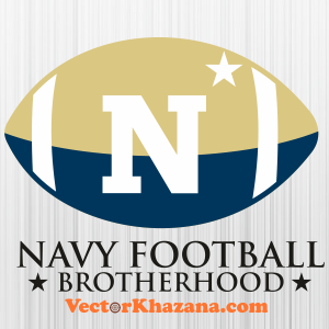 Navy Football Svg