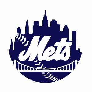 New York Mets Logo Silhouette