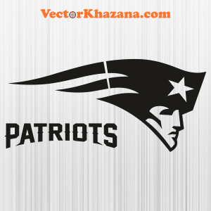 New England Patriots Black Logo Svg