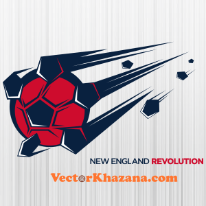 New England Revolution Soccer Svg