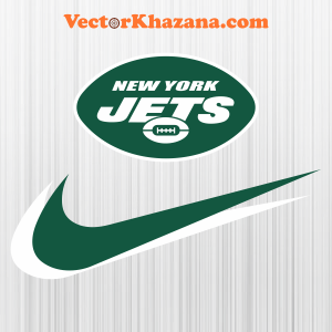 New York Jets with Nike Symbol Svg