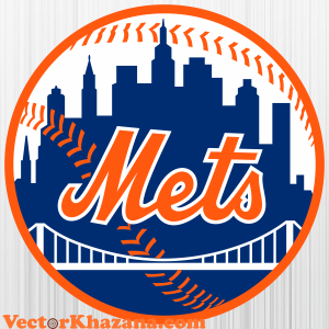 New York Mets Baseball Logo Svg