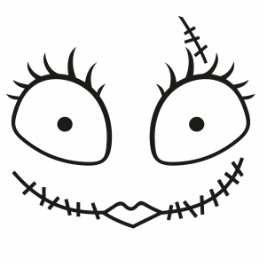 Sally Face SVG | Nightmare Before Christmas svg cut file Download | JPG