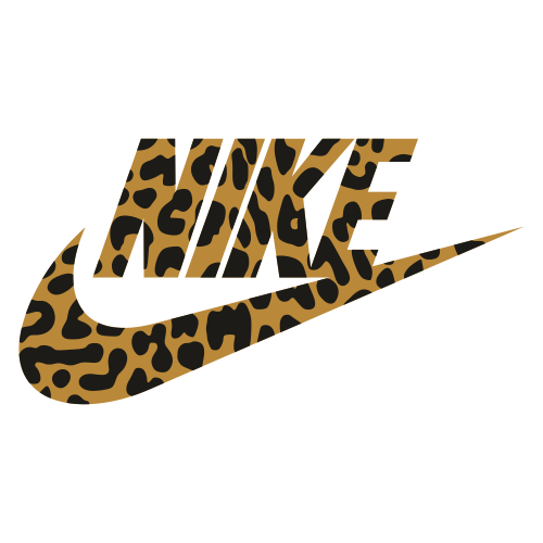 Nike Leopard Print Logo Vector