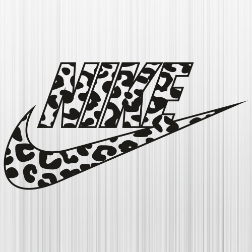 Nike Cheetah Print Svg
