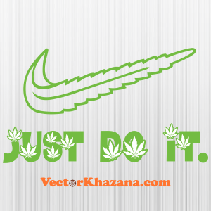 Nike Weed Just Do It Svg