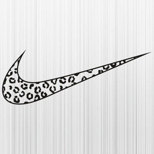 Nike Leopard Print Symbol Svg