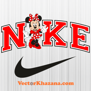 Nike Minnie Mouse Logo Svg