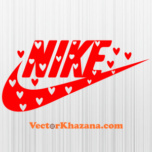 Nike Heart Valentines Day Logo Svg