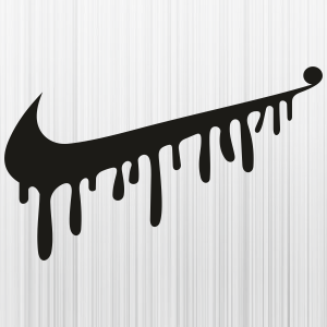 Nike Symbol Drip Svg